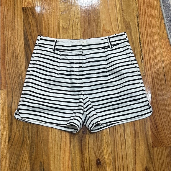 J. Crew Pants - J. Crew Women's Black and White Striped Shorts